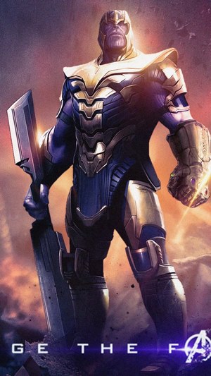 Thanos from Avengers: Endgame with Infinity Gauntlet