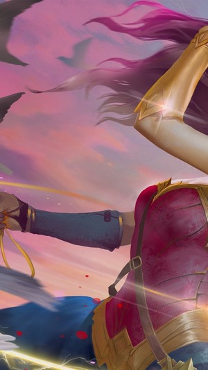 Wonder Woman with Lasso of Truth