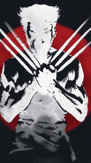 Wolverine with adamantium claws