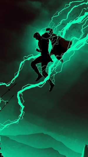 Thor with lightning