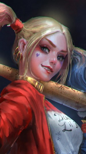 Harley Quinn with baseball bat