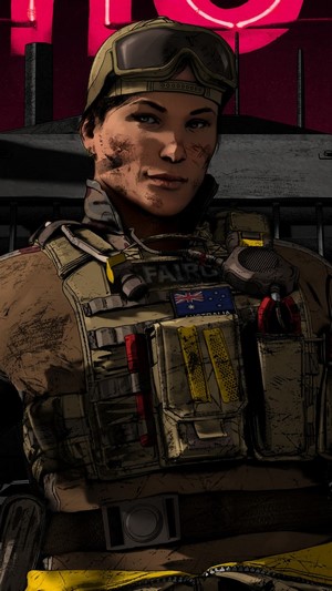 Gridlock from Rainbow Six Siege