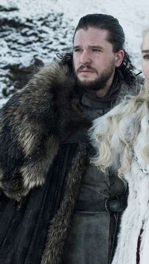 Jon Snow and Daenerys Targaryen from Game of Thrones