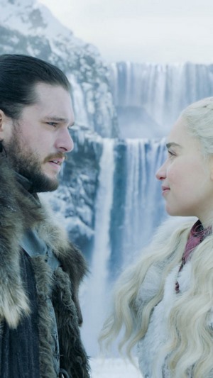 Jon Snow and Daenerys Targaryen from Game of Thrones