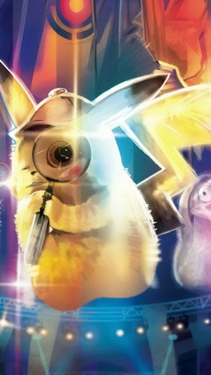 Detective Pikachu and Jigglypuff from Detective Pikachu