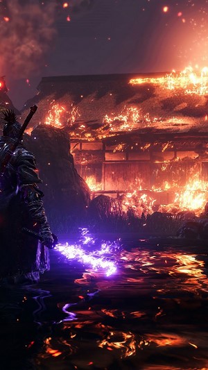 Sekiro: Shadows Die Twice - Burning Building