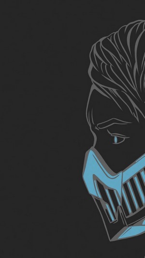 Frost from Mortal Kombat 11 Minimalist Art