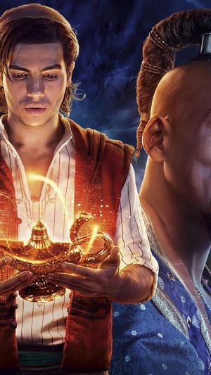 Aladdin and Genie from Aladdin (2019)