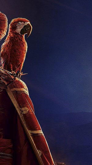 Parrot on Jafar's shoulder from Aladdin