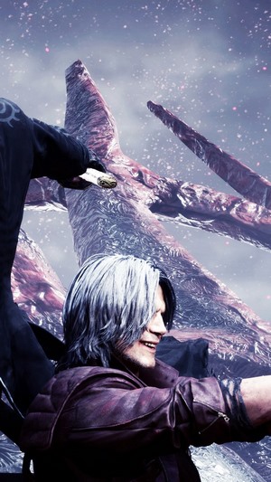 Vergil and Dante from Devil May Cry 5