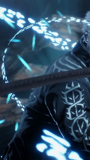 Vergil from Devil May Cry 5 with Katana