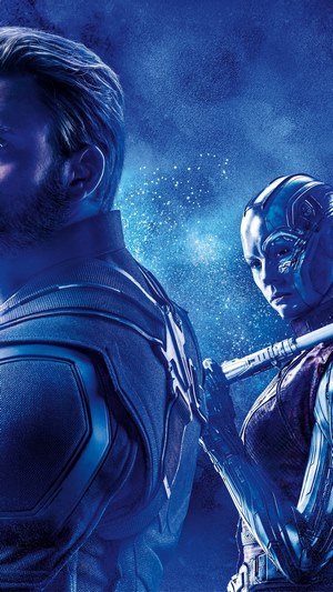 Captain America and Nebula from Avengers: Endgame