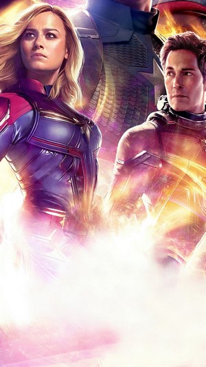 Captain Marvel and Ant-Man from Avengers: Endgame