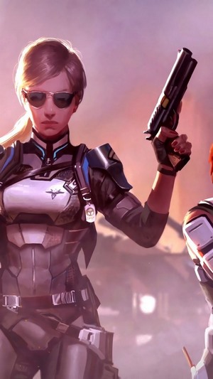 Cassie Cage and Jacqui Briggs from Mortal Kombat 11