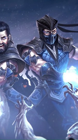 Sub-Zero and Scorpion from Mortal Kombat 11
