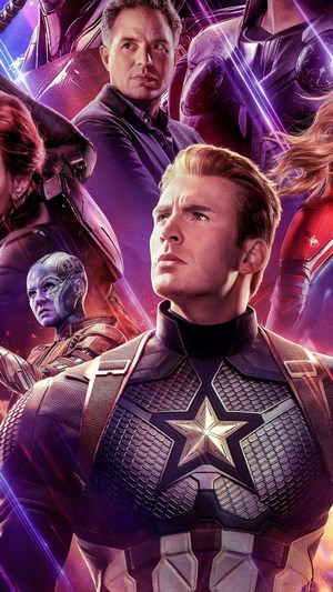 Captain America and Avengers from Avengers: Endgame