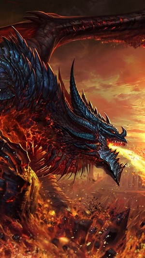 Dragon, Fire Breath, Fantasy HD HD Phone Wallpaper | Rare Gallery