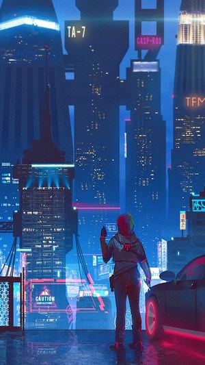 Sci-Fi Cyberpunk City