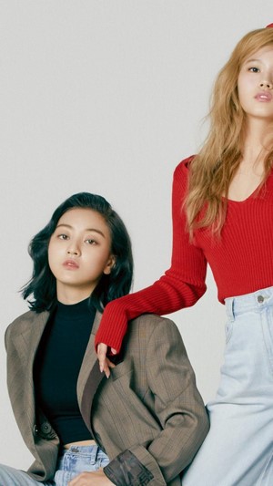 TWICE Jihyo and Sana from Allure