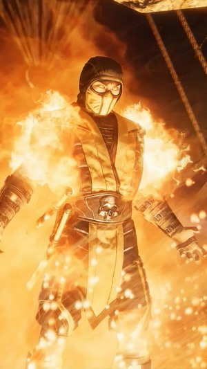 Scorpion Flame Mortal Kombat 11
