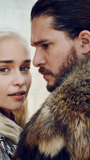 Daenerys Targaryen and Jon Snow from Game of Thrones
