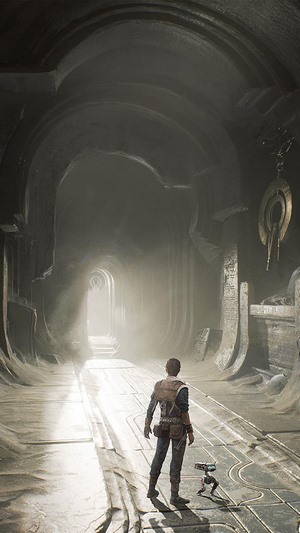 Cal Kestis and BD-1 in Star Wars Jedi: Fallen Order