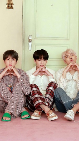 BTS members Jin, Jungkook, and RM from Map of the Soul: Persona