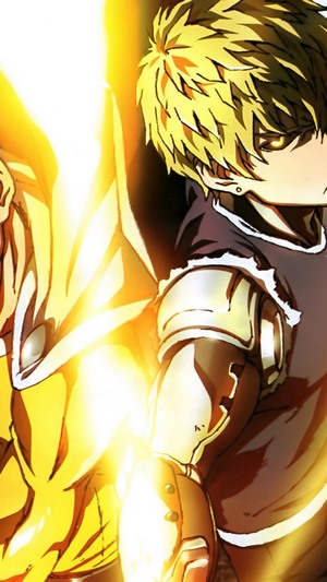 Saitama and Genos from One Punch Man