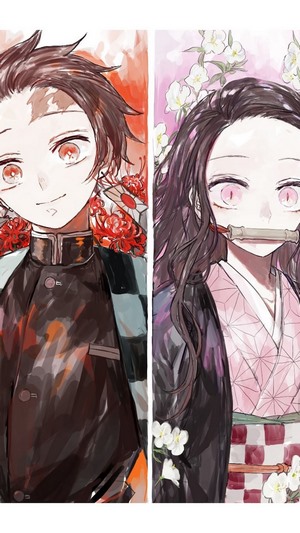 Tanjiro and Nezuko from Demon Slayer