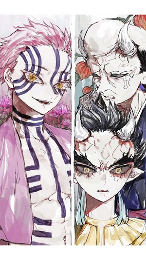 Akaza and Upper Moons from Kimetsu no Yaiba