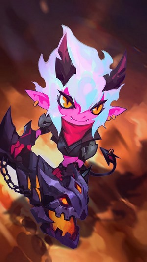 Little Demon Tristana from League of Legends