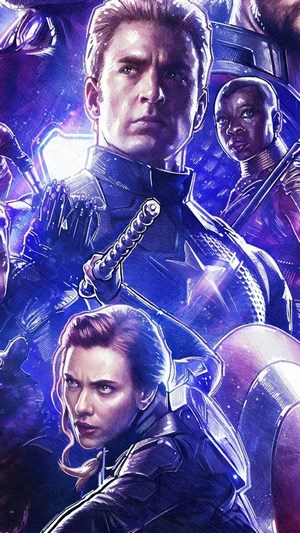 Captain America and Black Widow from Avengers: Endgame