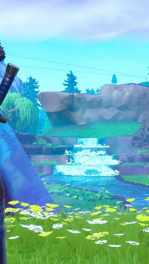 Fortnite P.A.N.D.A. Team Leader character with swords