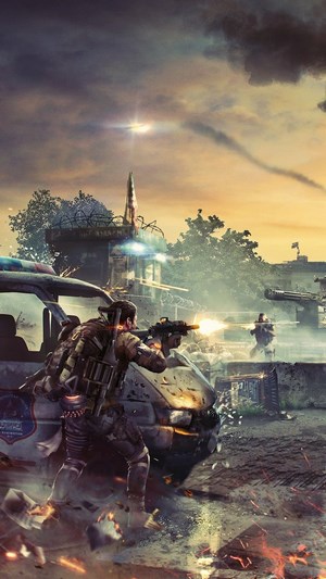 Soldiers in combat in Washington D.C.