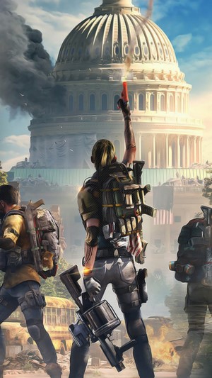 The Division 2 Agents at the Capitol Building