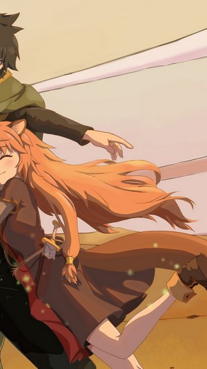 Raphtalia and Naofumi from The Rising of the Shield Hero