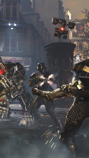 Wolfenstein: Youngblood characters in combat