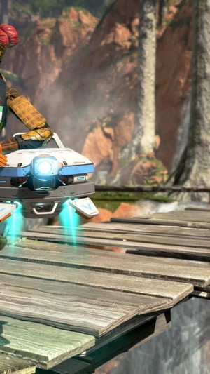 Lifeline from Apex Legends on a hover drone