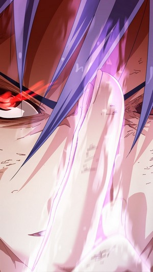 Sasuke Uchiha with Sharingan and Rinnegan
