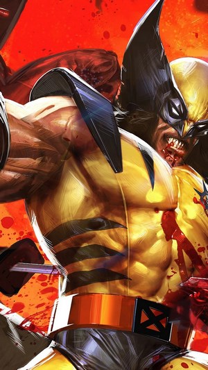 Wolverine in combat
