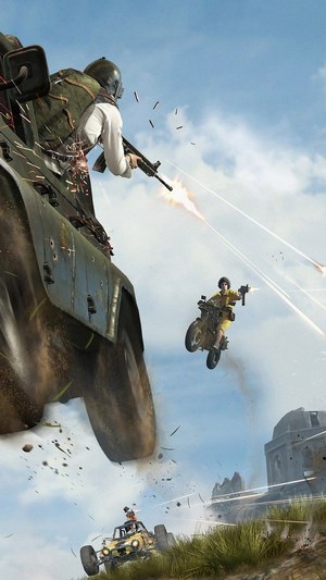 PlayerUnknowns Battlegrounds players in vehicles shooting