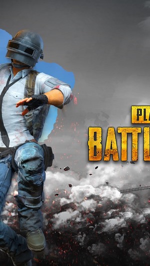 PlayerUnknown's Battlegrounds character with frying pan