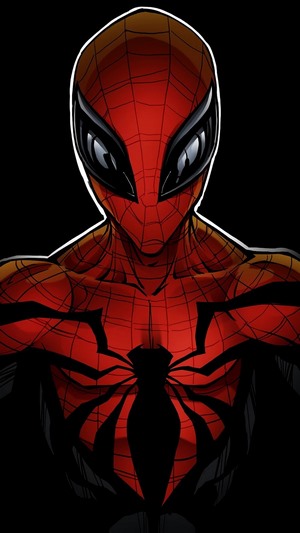 Spider-Man in Red and Black Suit