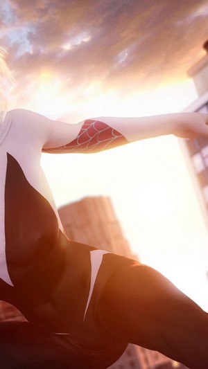 Spider-Gwen from Spider-Man: Into the Spider-Verse