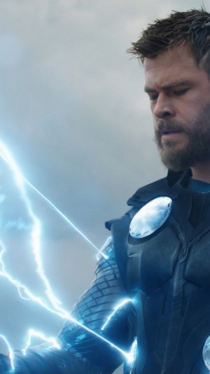 Thor from Avengers: Endgame with Stormbreaker