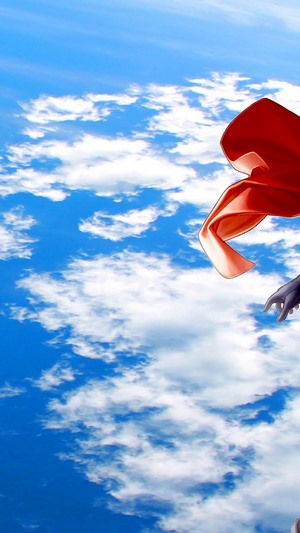 Power Girl in the Sky