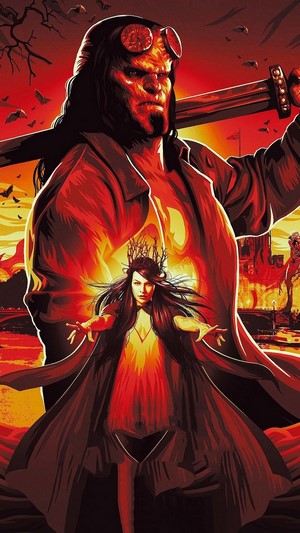 Hellboy and Alice Monaghan from Hellboy (2019)