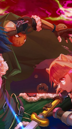 Naofumi and Raphtalia from The Rising of the Shield Hero
