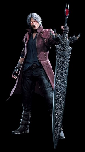 Dante from Devil May Cry 5 with Rebellion sword