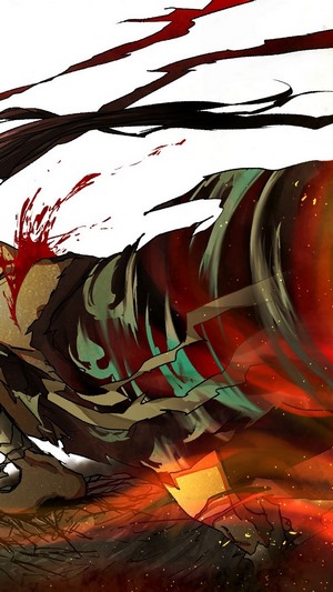 Hyakkimaru from Dororo in battle